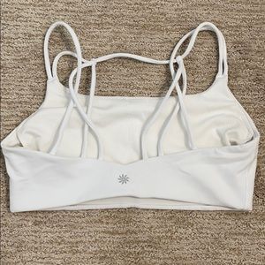 White Sports Bra